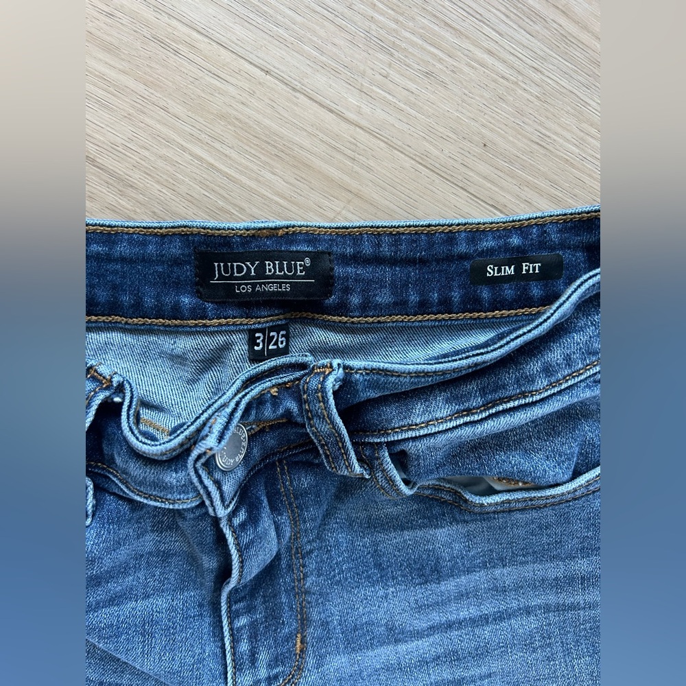 Judy Blue Slim Fit Straight Leg Denim Jeans Size 3/26